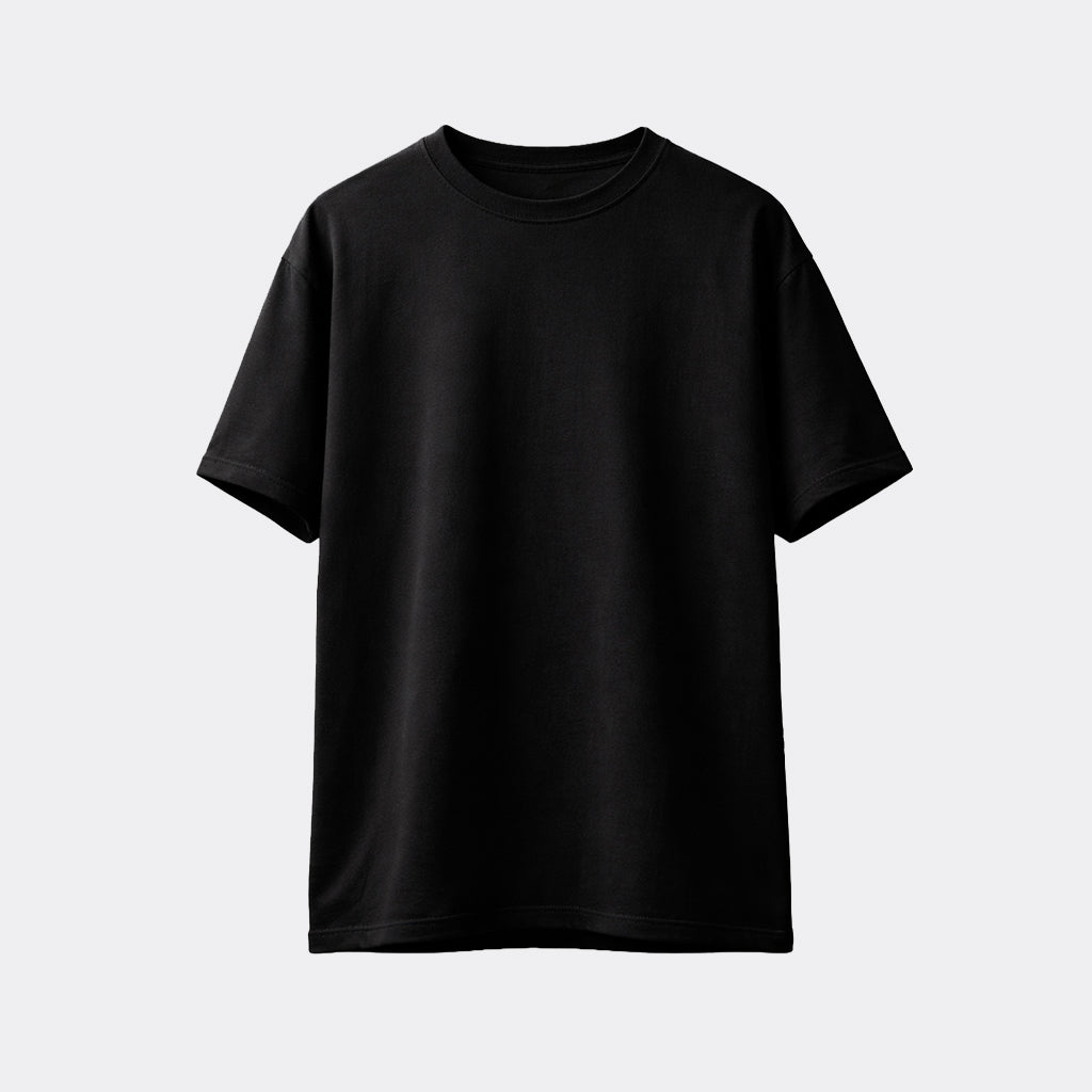 Live The Life You Love oversized black graphic tshirt front print | Abol Tabol